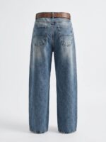 Baggy Fit Yüksek Bel Kadın Jean - Görsel 3