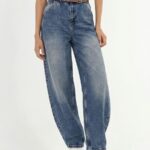 Baggy Fit Yüksek Bel Kadın Jean
