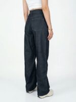 Lacivert Loosefit Jean - Kadın - Görsel 4